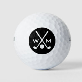 Pelotas De Golf Crear sus propias Iniciales de Monograma Personali