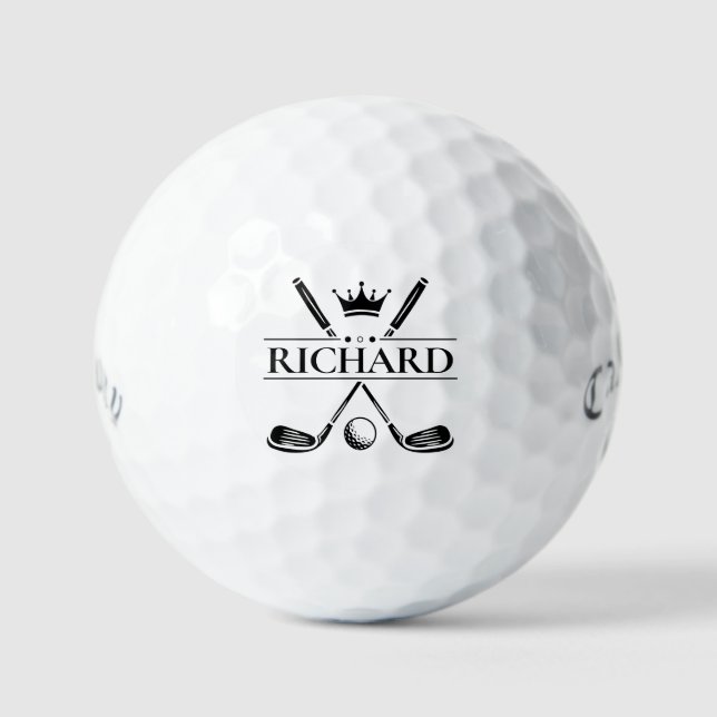 Pelotas De Golf Create Your Own Custom Name (Anverso)
