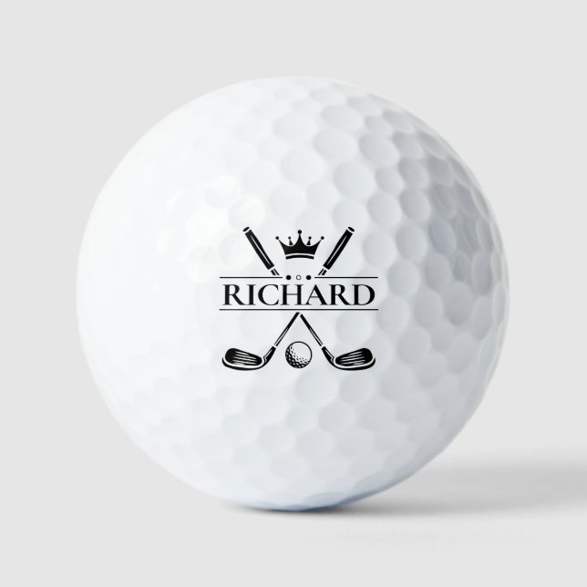 Pelotas De Golf Create Your Own Custom Name (Anverso)