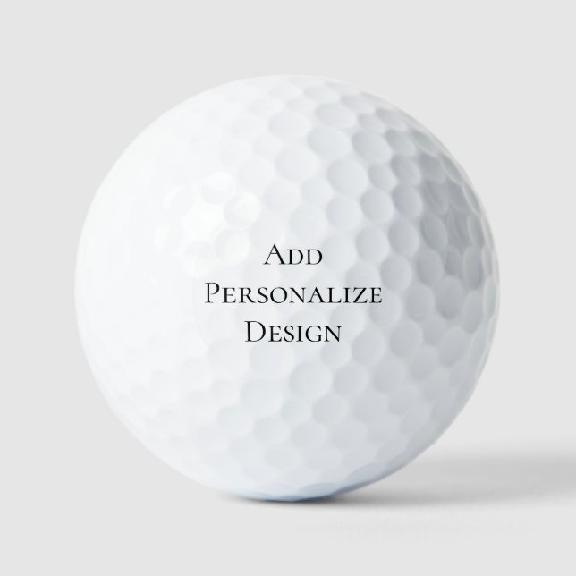Pelotas De Golf Create Your Own Personalized Custom  (Anverso)