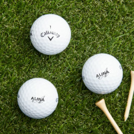 Pelotas De Golf Create Your Own Personalized Name Monogram