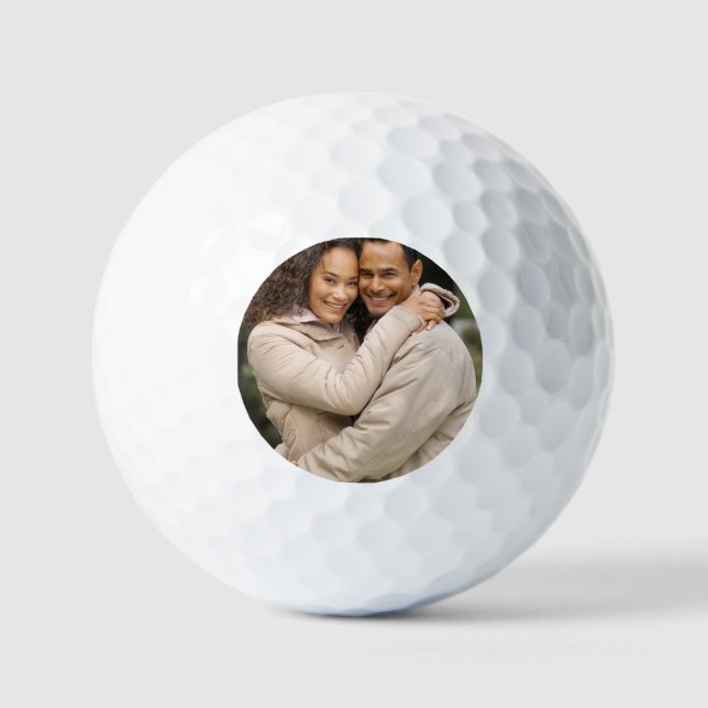 Pelotas De Golf Create Your Own Photo Custom Picture DIY (Anverso)