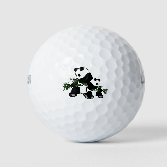 Pelotas De Golf Crecer en Panda (Anverso)