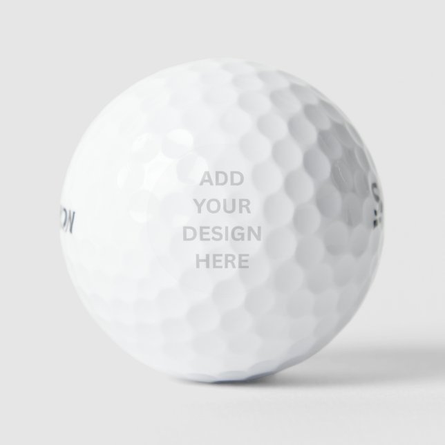 Pelotas De Golf Cree su propio diseño personalizado Srixon Softfel (Anverso)
