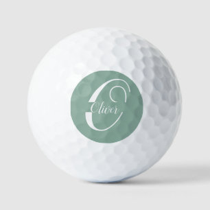Pelotas De Golf  Cree su propio golf personalizado monogramado 