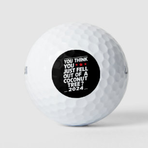 Pelotas De Golf Crees que acabas de caerte de una palma de coco