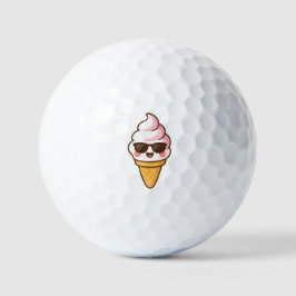 Pelotas De Golf Crema de hielo de Guay Kawaii