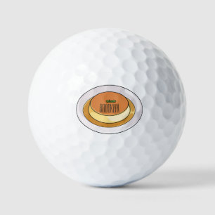 Pelotas De Golf Creme caramel personalizado ilustracion