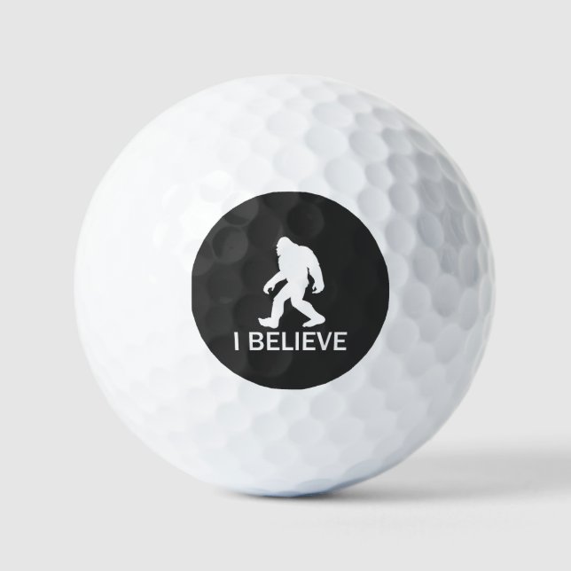 Pelotas De Golf Creo en Bigfoot (Anverso)