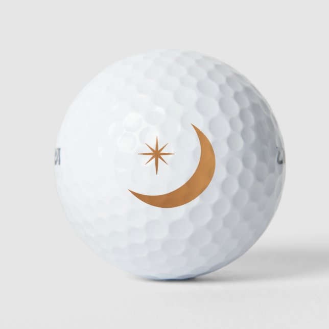 Pelotas De Golf Crescent Moon Golf Balls (Anverso)