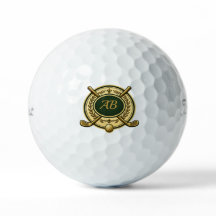 Crest de Golf con Iniciales Personalizadas