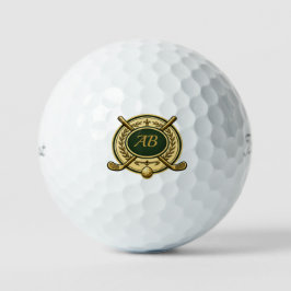 Pelotas De Golf Crest de Golf con Iniciales Personalizadas