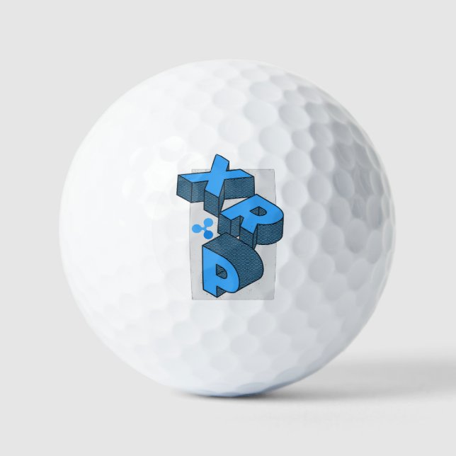 Pelotas De Golf Cripple cryptocurrency-XRP (Anverso)