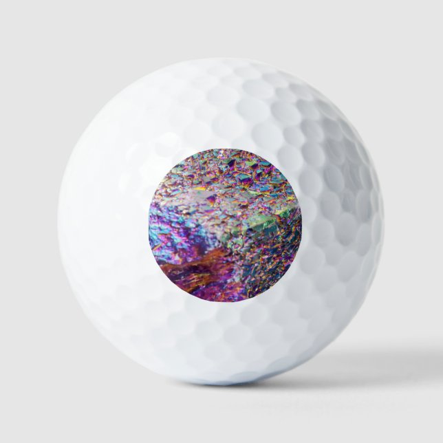 Pelotas De Golf Cristales de Aura Arcoiris (Anverso)