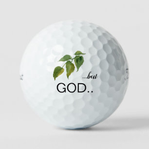 Pelotas De Golf Cristiano "...pero DIOS..." Foliage