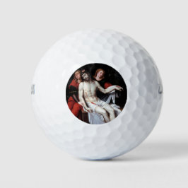 Pelotas De Golf Cristo muerto apoyado por dos ángeles (Ribalta)