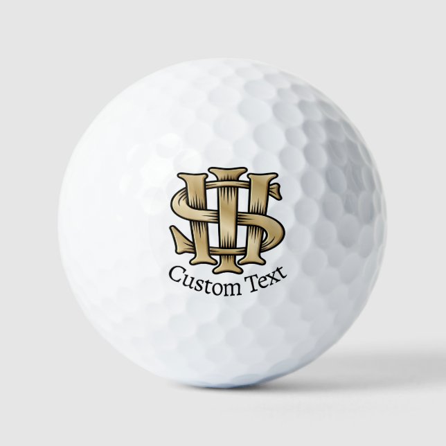 Pelotas De Golf Cristograma IHS (Anverso)
