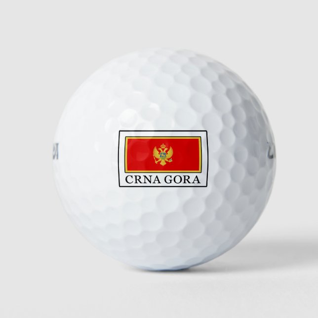 Pelotas De Golf Crna Gora (Anverso)
