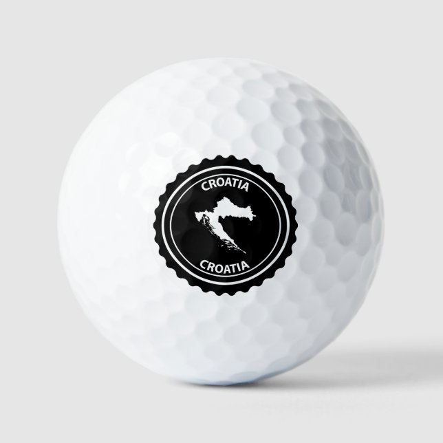 Pelotas De Golf Croacia (Anverso)