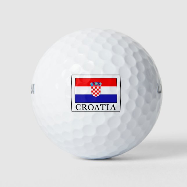 Pelotas De Golf Croacia (Anverso)