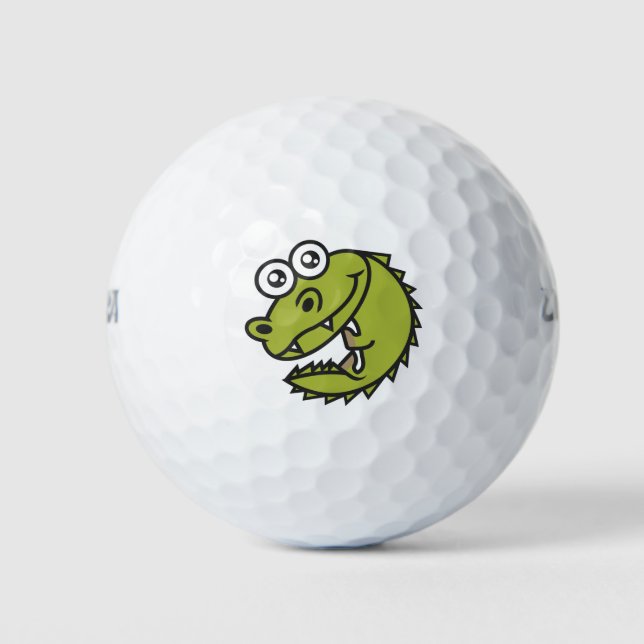 Pelotas De Golf Crocodile Cute Baby Croc (Anverso)