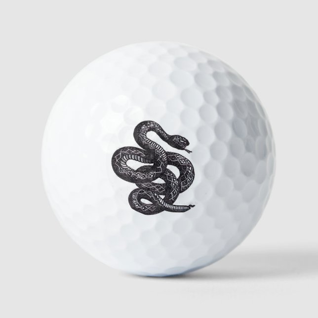 Pelotas De Golf Crotalus Cascavella Snake (Venemous Pit Viper) (Anverso)