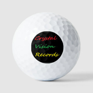 pelotas de golf crystal vision records