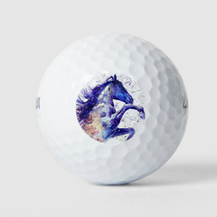 Pelotas De Golf Cuadros artísticos de acuarela