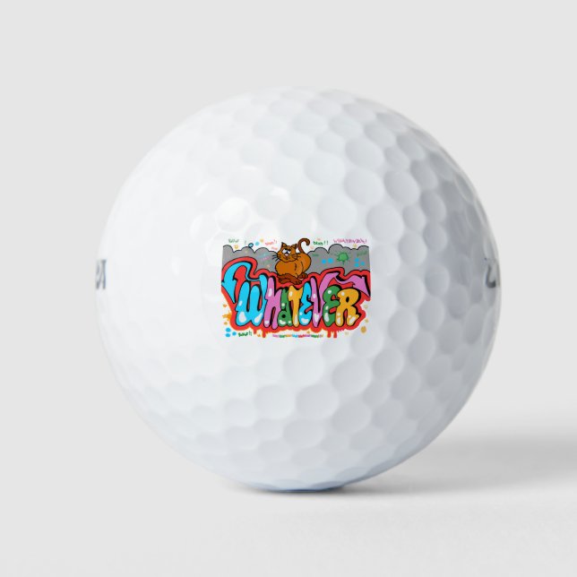 Pelotas De Golf cualquier gato (Anverso)