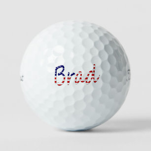 Pelotas De Golf Cualquier nombre sobrepuesto en el gbcnt de la ban