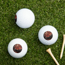 Pelotas De Golf Cubo con joyas en el Precipicio Volcánico