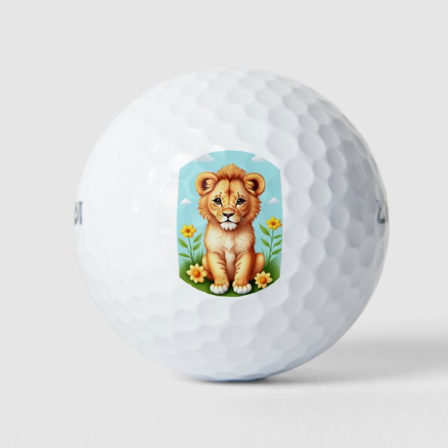 Pelotas De Golf Cubo de bebé lindo (Anverso)