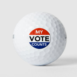 Pelotas De Golf Cuenta de mi voto