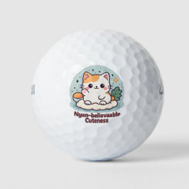Pelotas De Golf Cuidad nyan-creíble - Gato kawaii lindo