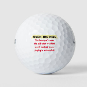 Pelotas De Golf Cumpleaños cuesta abajo