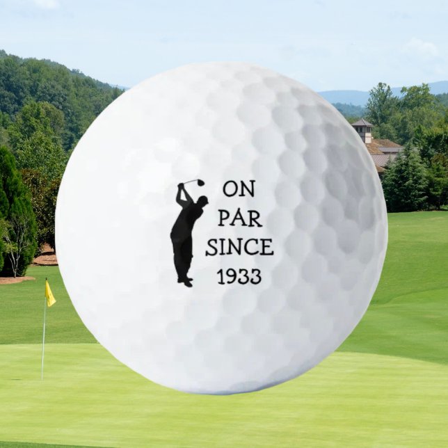 Pelotas De Golf Cumpleaños Golfer Funny 90 feliz papá Par Humor (Subido por el creador)