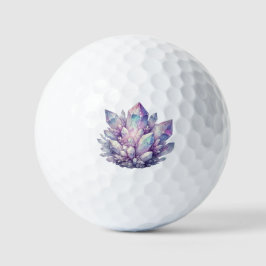 Pelotas De Golf Cúmulo de Cuarzo Pastel