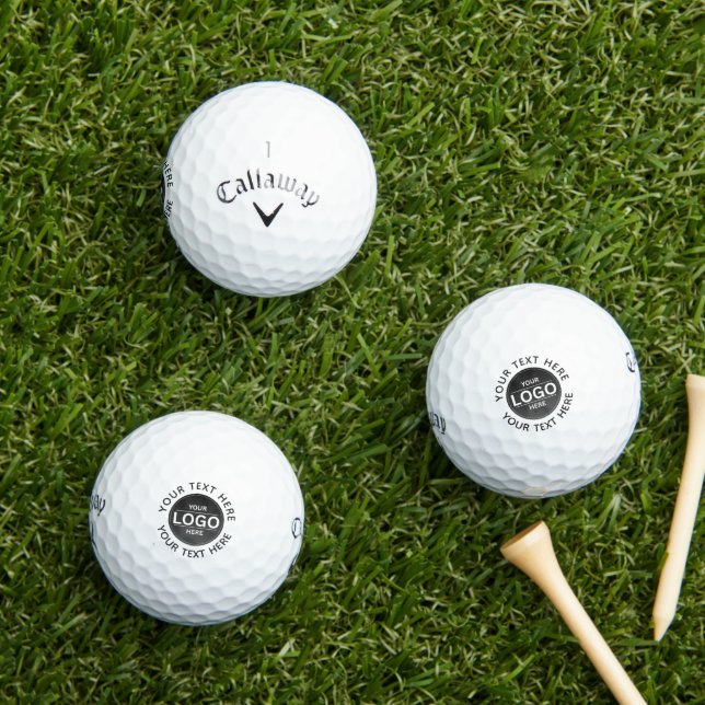 Pelotas De Golf Custom Business Brand Logo (Césped in situ)