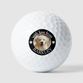 Pelotas De Golf Custom Dog Photo