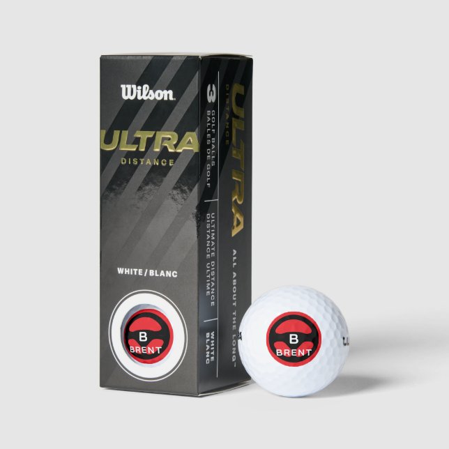 Pelotas De Golf Custom golf balls with car steering wheel logo (Embalaje)