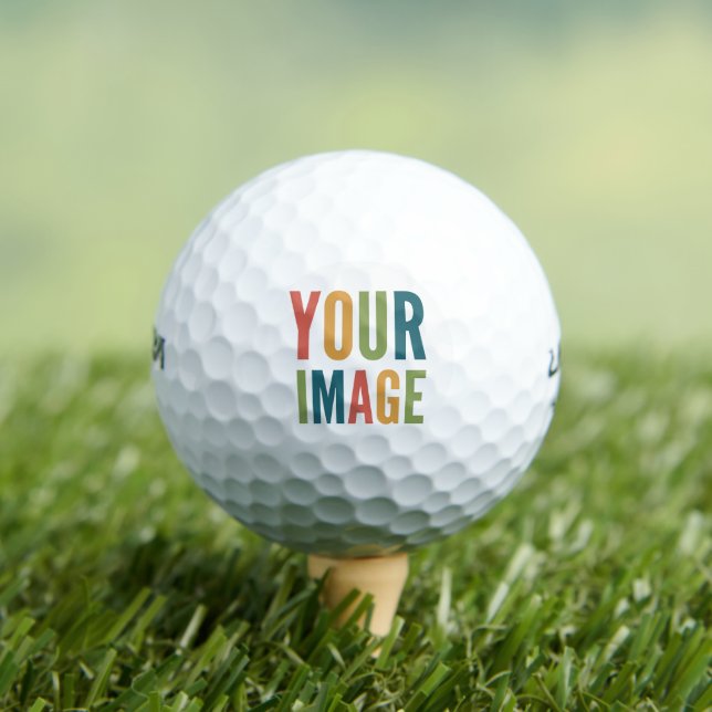 Pelotas De Golf Custom Logo Here | Add Your Own Design (Camiseta in situ)