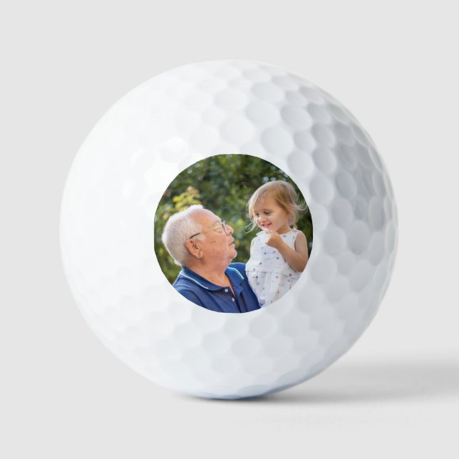 Pelotas De Golf Custom Personalized Photo  (Anverso)