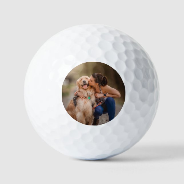 Pelotas De Golf Custom Personalized Photo (Anverso)