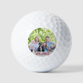Pelotas De Golf Custom Photo Family Collage Simple Elegant Picture