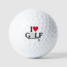 Pelotas De Golf Customizable I love Golf Balls