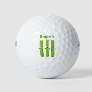 Pelotas De Golf Cute apio palitos trio verduras personalizados