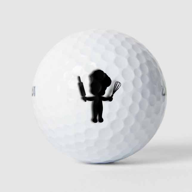 Pelotas De Golf Cute Baker (Anverso)
