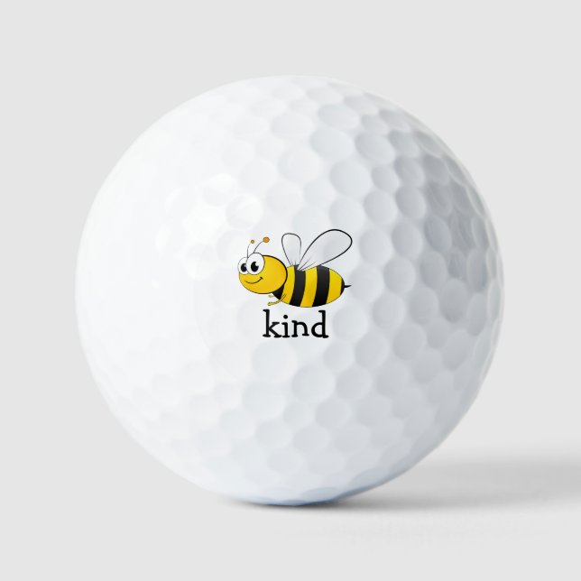 Pelotas De Golf Cute Bee Kind (Anverso)