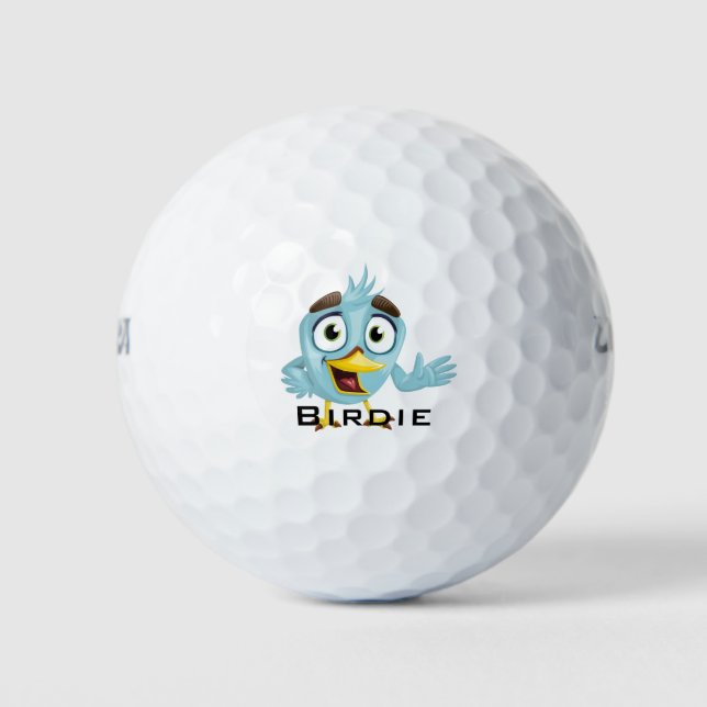 Pelotas De Golf Cute Birdie (Anverso)