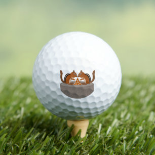 Pelotas De Golf Cute Chipmunks Fall Wedding